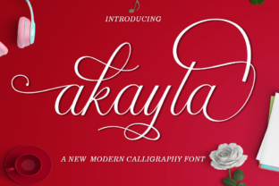 Akayla Script: A Handmade Seller's Font for Chic Product Design