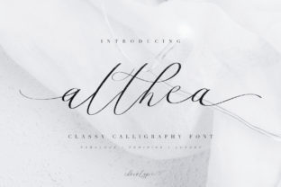 Althea Script: A Craft-Savvy Calligraphy Font for Makers