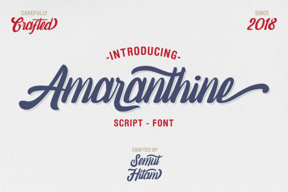 Amaranthine Script: A Font That Elevates Your Brand