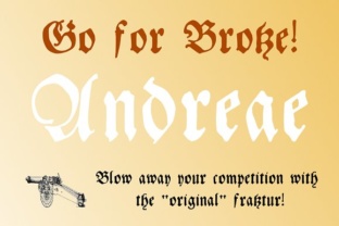 Andreae: A Blackletter Typeface That Commands Attention Online