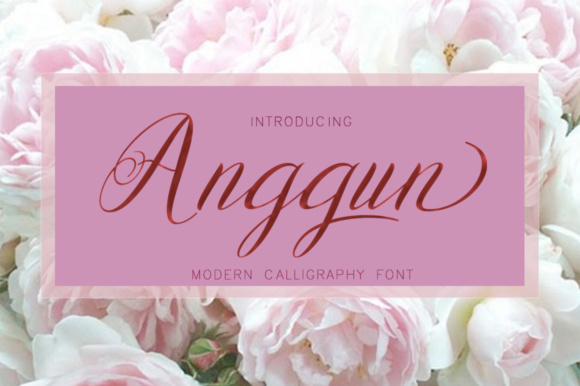 Anggun Script: A Stylish Font for Business Branding