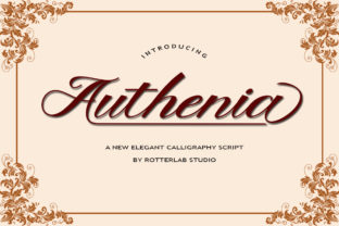Authenia Script: A Vintage Typeface for Campaign Design