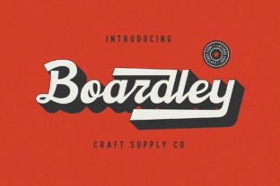 Boardley Script: A Bold Font for Creative Campaigns