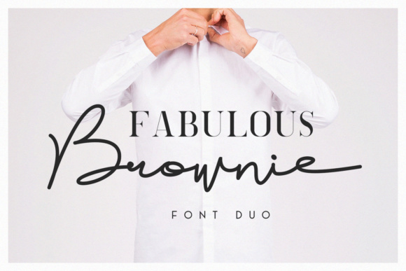 Brownie Duo: A Font Pairing That Makes Your Brand Materials Cohesive