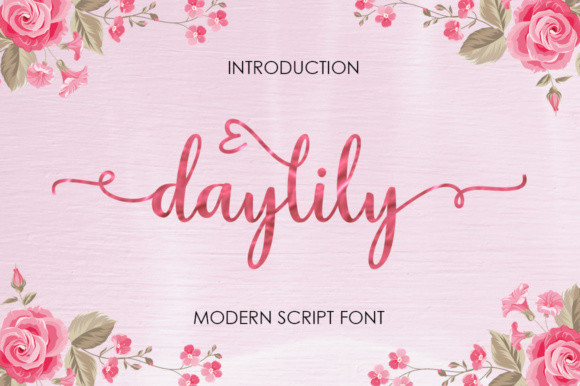 Daylily Script: A Stylish Font for Editorial Design