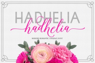 Hadhelia Script: A Modern Calligraphy Font
