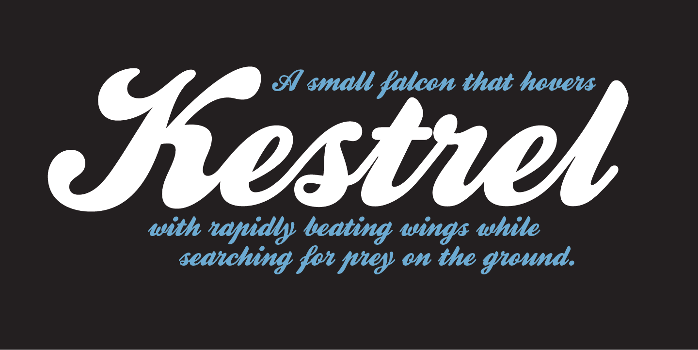 Kestrel Script: A Handcrafted Typeface for Makers and Sellers