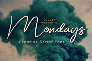 Mondays Script: A Elegant Font for Editorial Design
