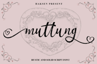 Muttung Script: A Beauty Font for Web Design