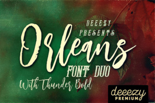 Orleans Script Font Duo for Creative Projects