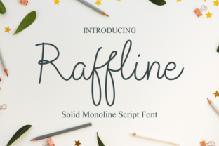 Raffline Script: A Handwritten Font for Editorial Elegance