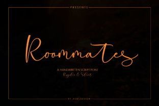 Roommates Script: A Beautiful Typeface for Crafters