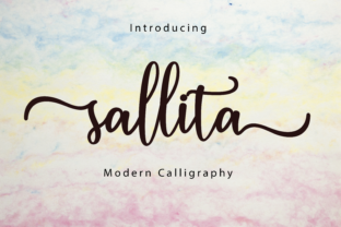 Sallita Script: A Modern Calligraphy Font