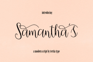 Samantha s Script Font