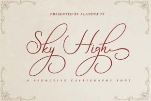 Sky High Script Font for Elegant Design