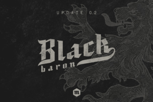 Testing Black Baron Font in Real Campaign Visuals