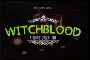 Witchblood Font: Handcrafted Charm for Your Brand